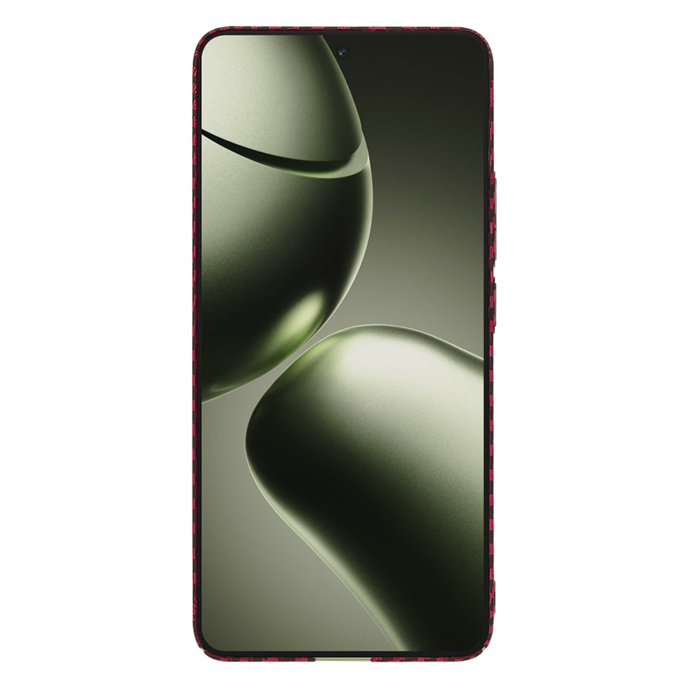 Custodia per Xiaomi 14T, Techsuit, Carbonite FiberShell, Rossa