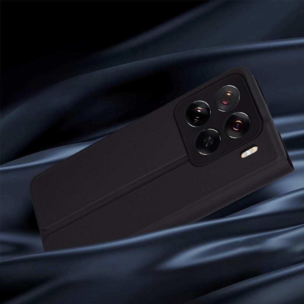 Custodia per Xiaomi 15 Pro, Techsuit, Magskin Book, Nera