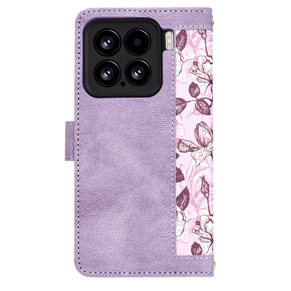 Custodia per Xiaomi 15, Techsuit, FlipCraft, Viola