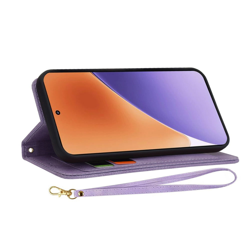 Custodia per Xiaomi 15, Techsuit, FlipCraft, Viola