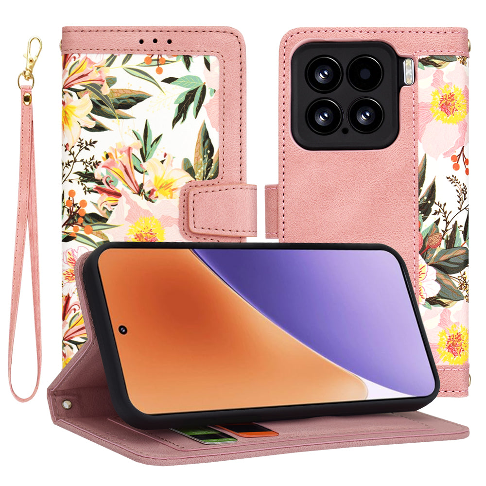 Custodia per Xiaomi 15, Techsuit, FlipCraft, Rosa