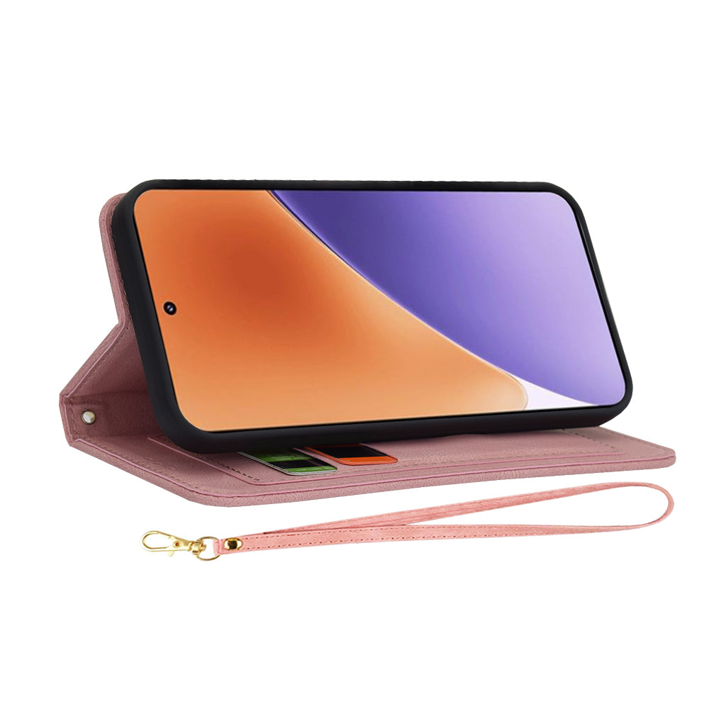 Custodia per Xiaomi 15, Techsuit, FlipCraft, Rosa
