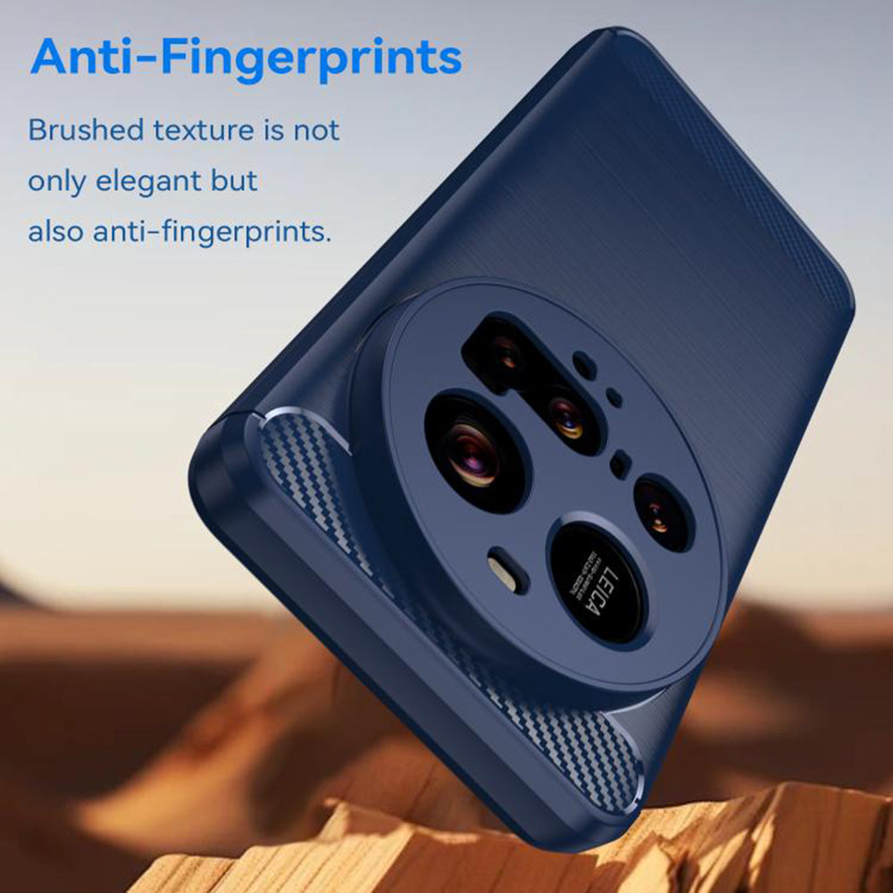 Custodia per Xiaomi 15 Ultra, Techsuit, Carbonio, Blu