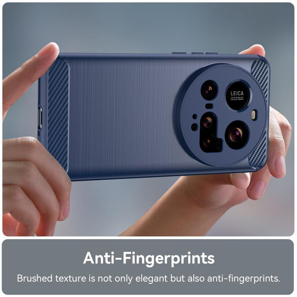 Custodia per Xiaomi 15 Ultra, Techsuit, Carbonio, Blu