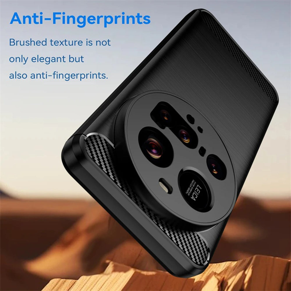 Custodia per Xiaomi 15 Ultra, Techsuit, Carbonio, Nera