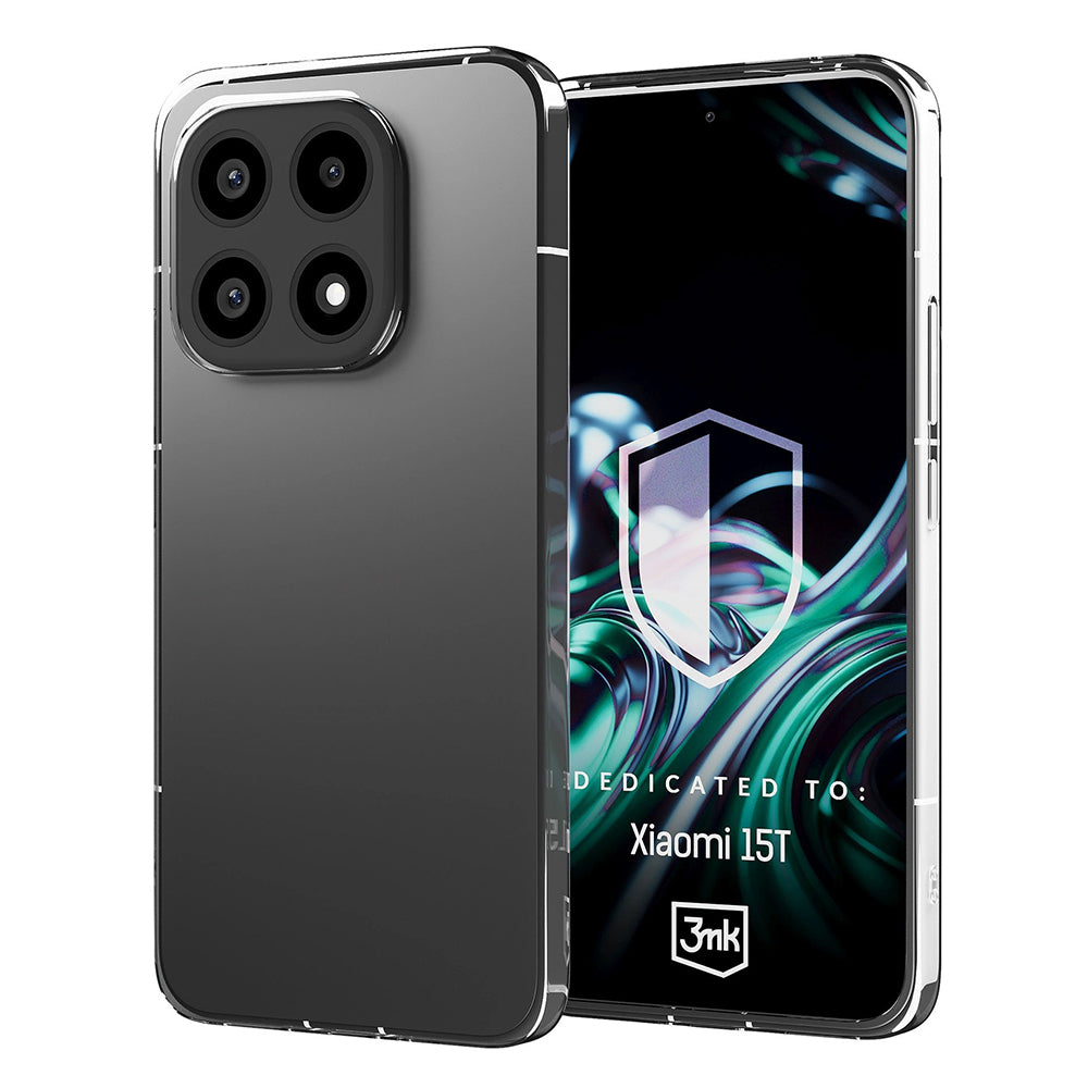 Custodia per Xiaomi 15T, 3MK, Clear, Trasparente