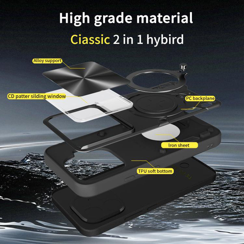 Custodia per Xiaomi 15T Pro, Techsuit, CamGuard Pro, Rossa