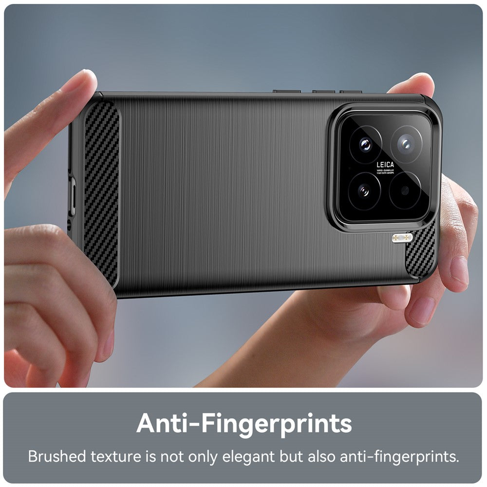 Custodia per Xiaomi 15T Pro, Techsuit, Carbonio, Nera