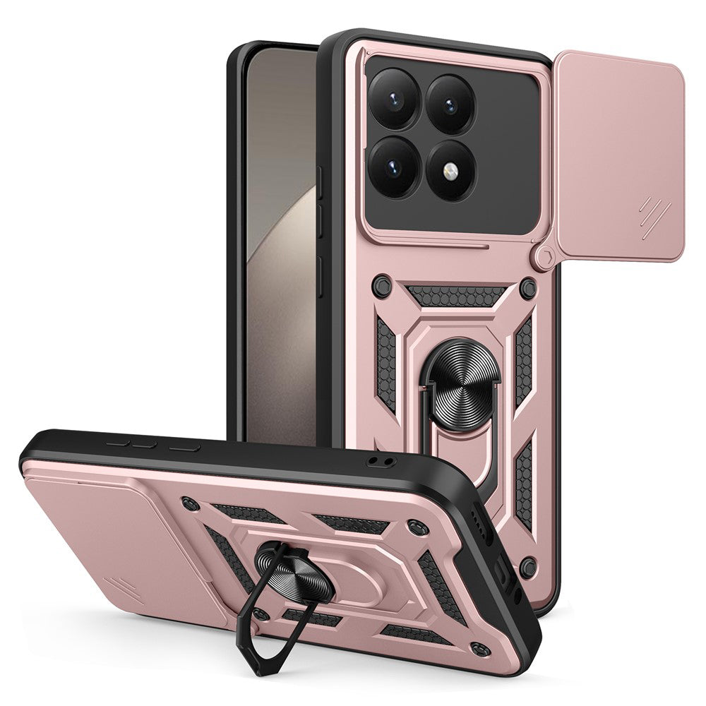 Custodia per Xiaomi 15T, Techsuit, CamShield, Rosa