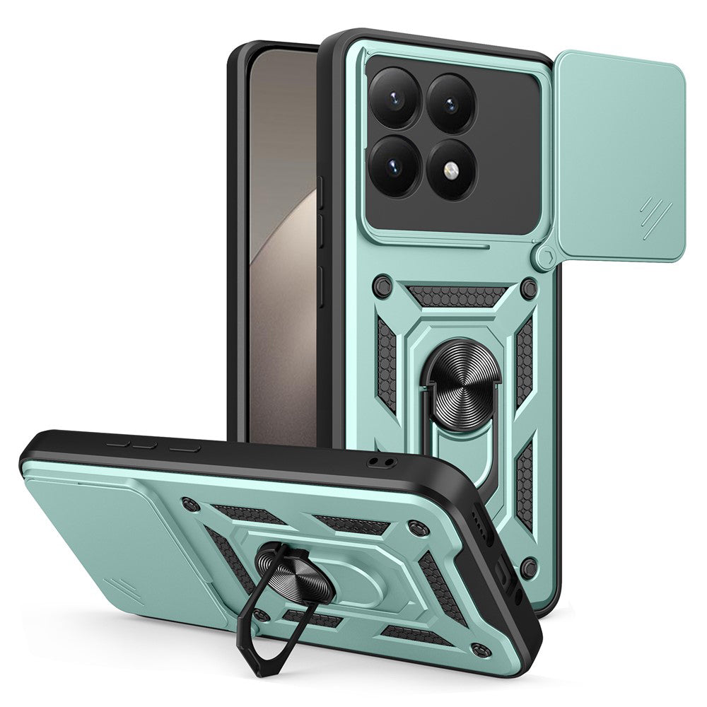 Custodia per Xiaomi 15T, Techsuit, CamShield, Verde