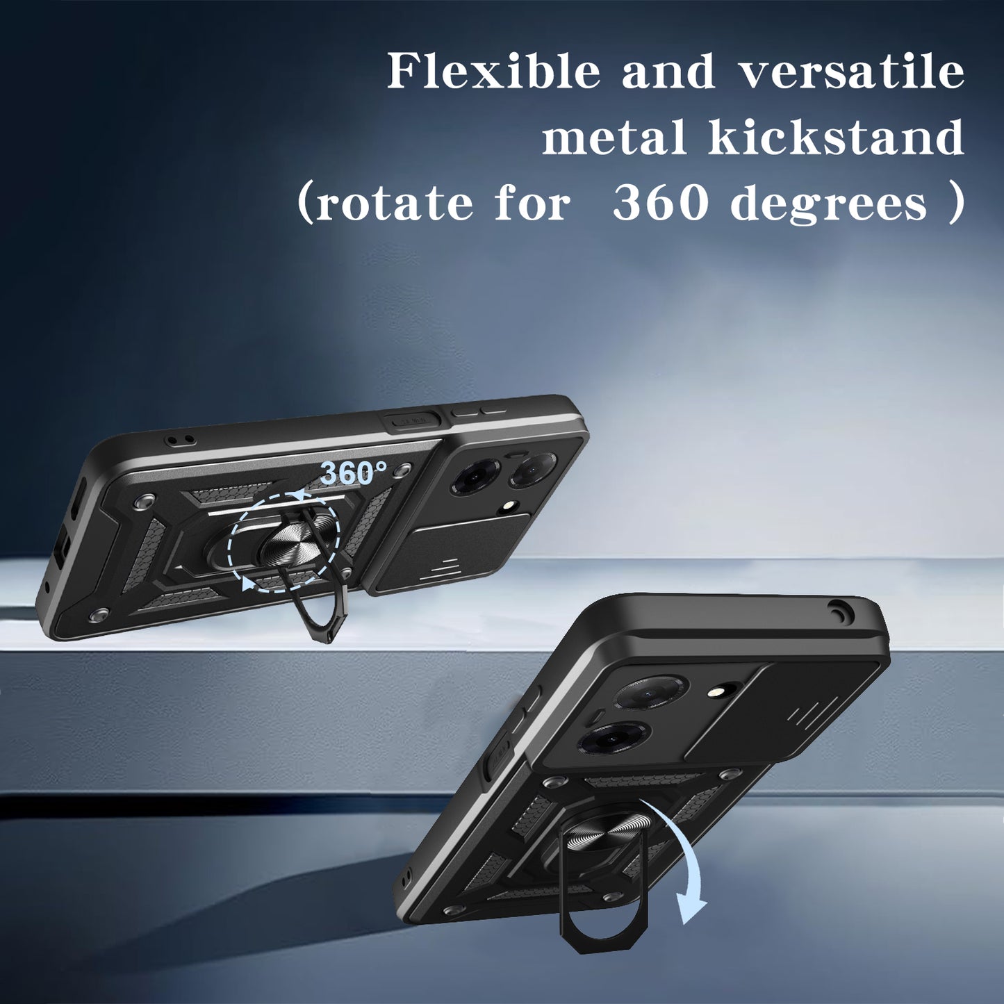 Custodia per Xiaomi 17, Techsuit, CamShield, Nera