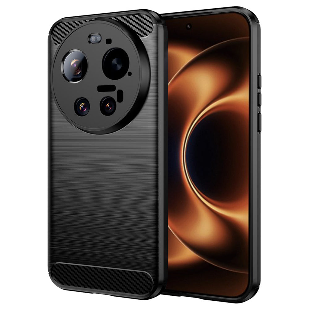 Case for Xiaomi 17 Ultra, Techsuit, Carbon, Black
