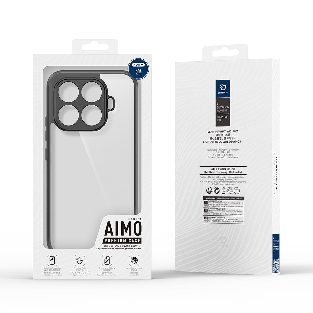 Custodia per Xiaomi 17T, DUX DUCIS, Aimo, Nera