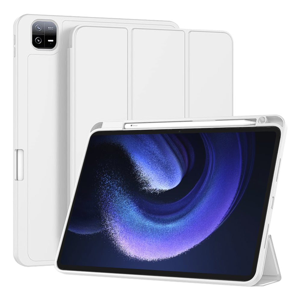 Custodia per Xiaomi Pad 6 / 6 Pro, Techsuit, Flex Trifold, Grigio