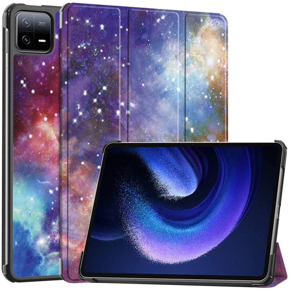 Custodia per Xiaomi Pad 6 / 6 Pro, Techsuit, FoldPro Galaxy, Multicolore