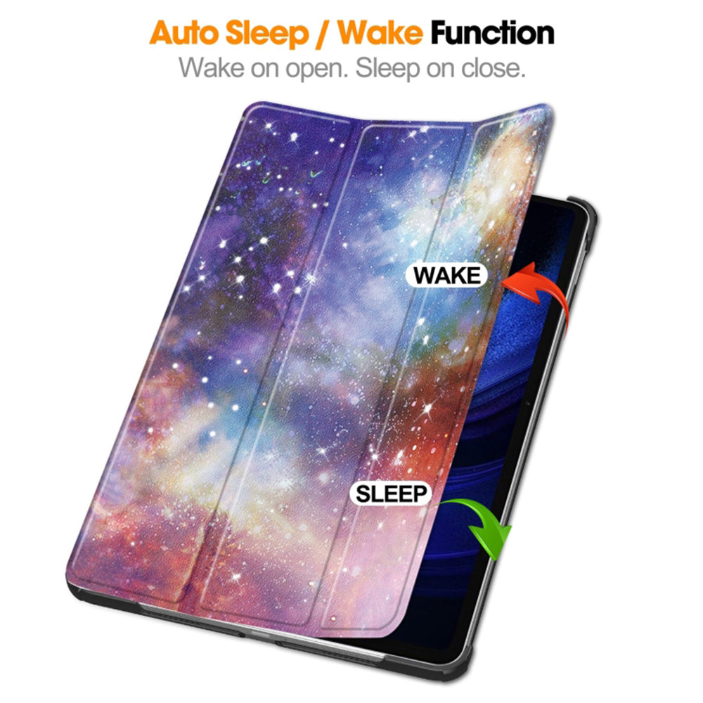 Custodia per Xiaomi Pad 6 / 6 Pro, Techsuit, FoldPro Galaxy, Multicolore