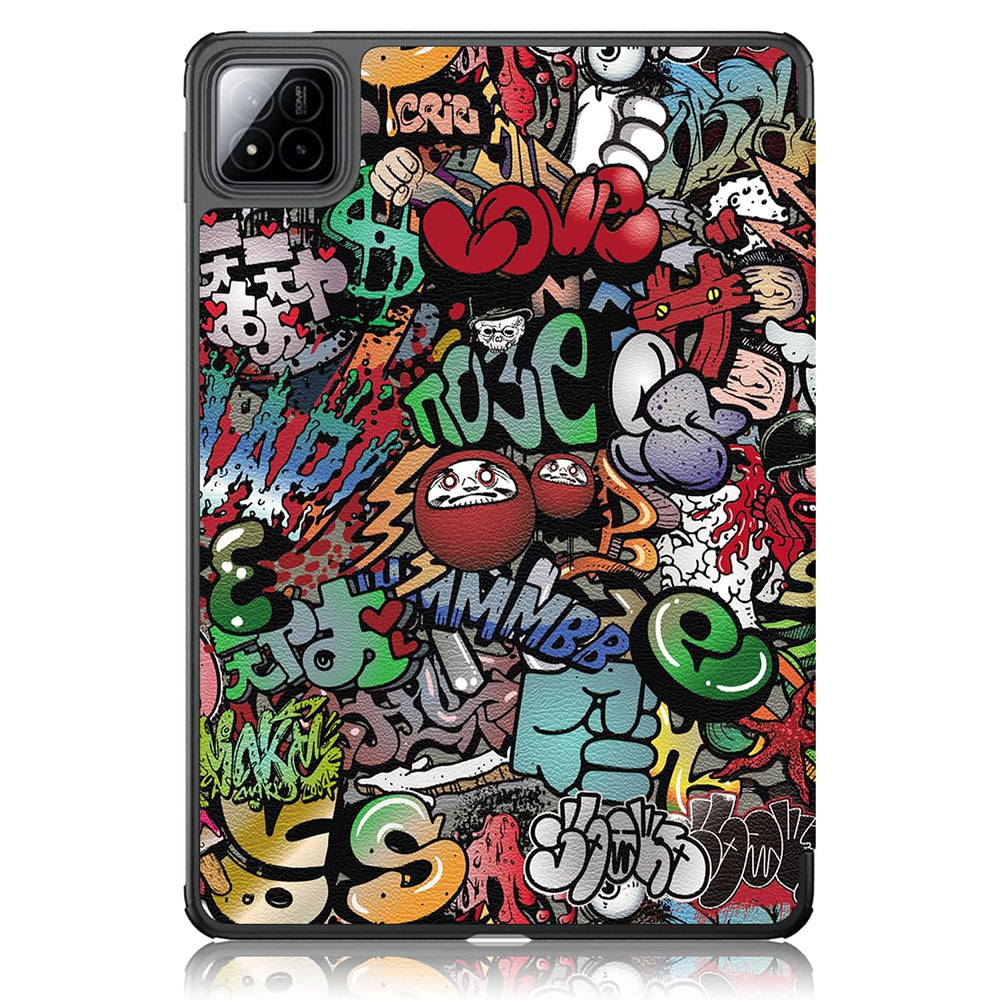 Custodia per Xiaomi Pad 7 / 7 Pro, Techsuit, FoldPro Urban Vibe, Multicolore