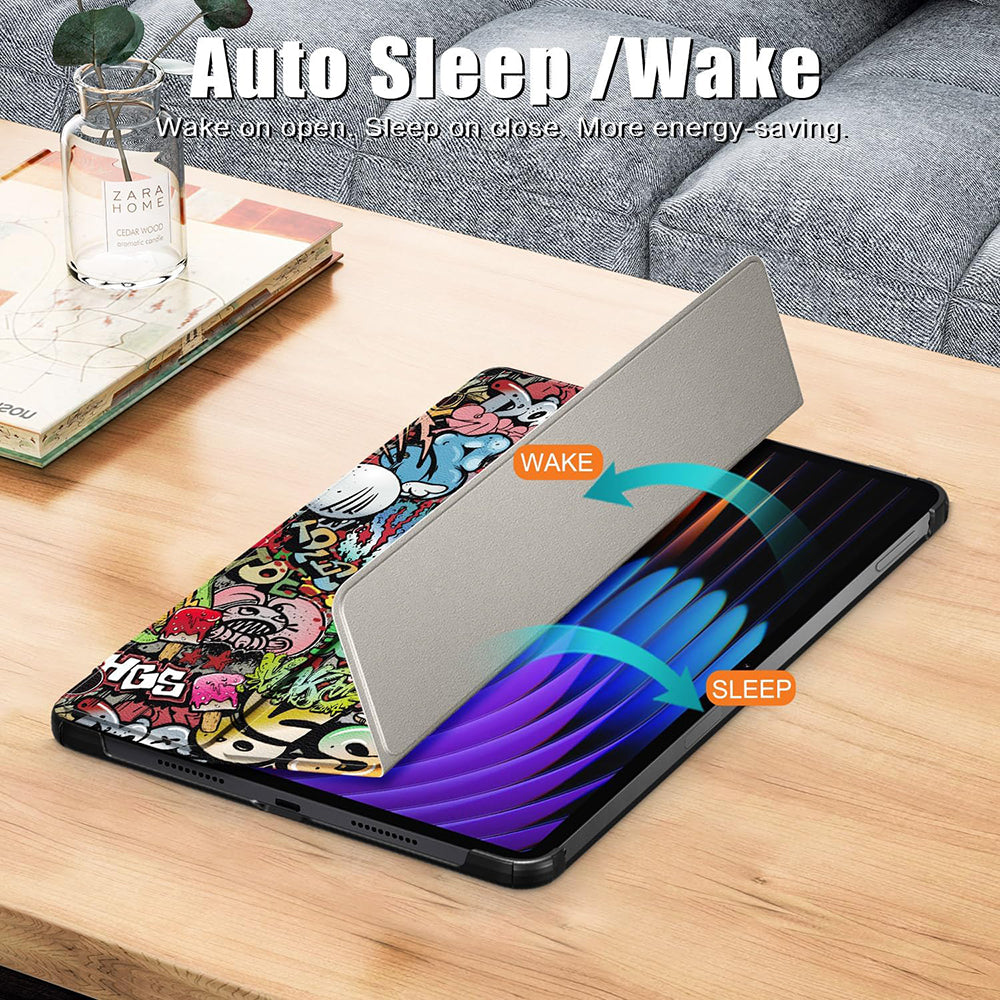 Custodia per Xiaomi Pad 7 / 7 Pro, Techsuit, FoldPro Urban Vibe, Multicolore