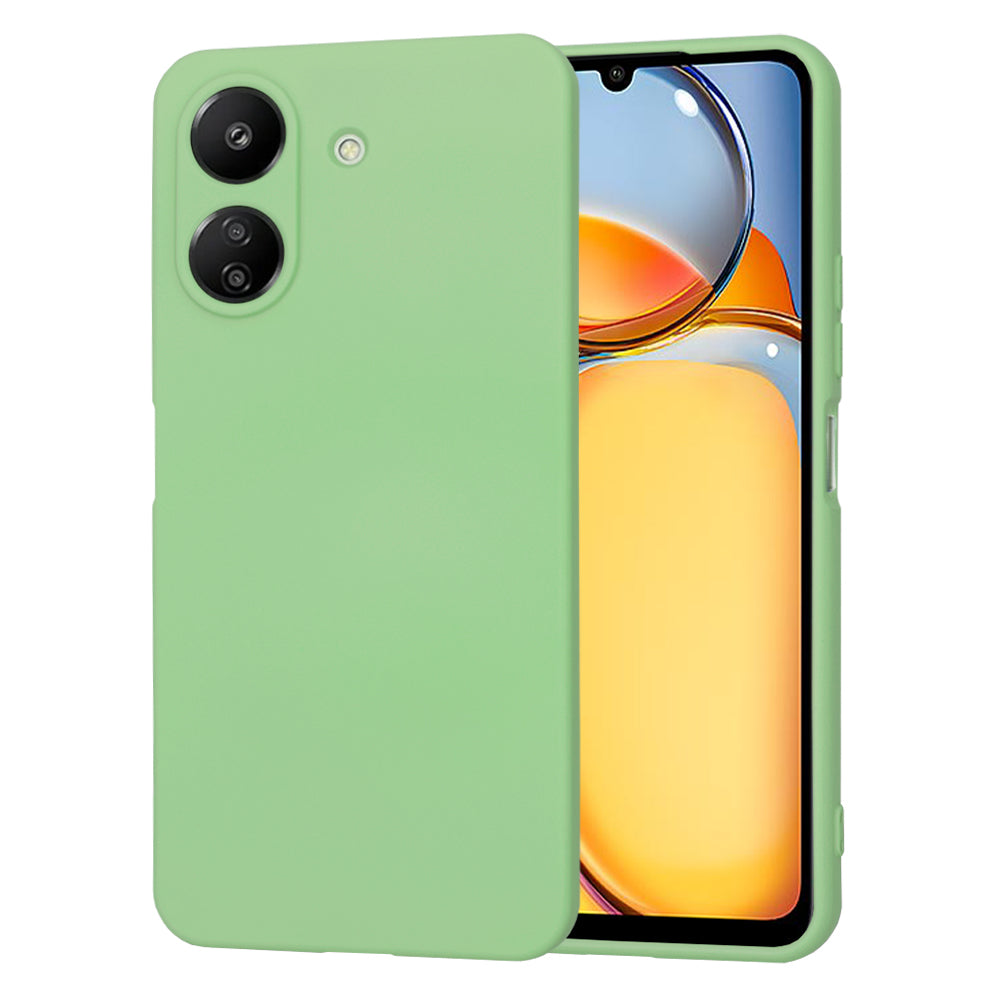 Custodia per Xiaomi Poco C65 / Redmi 13C, Techsuit, SoftFlex, Verde Chiaro