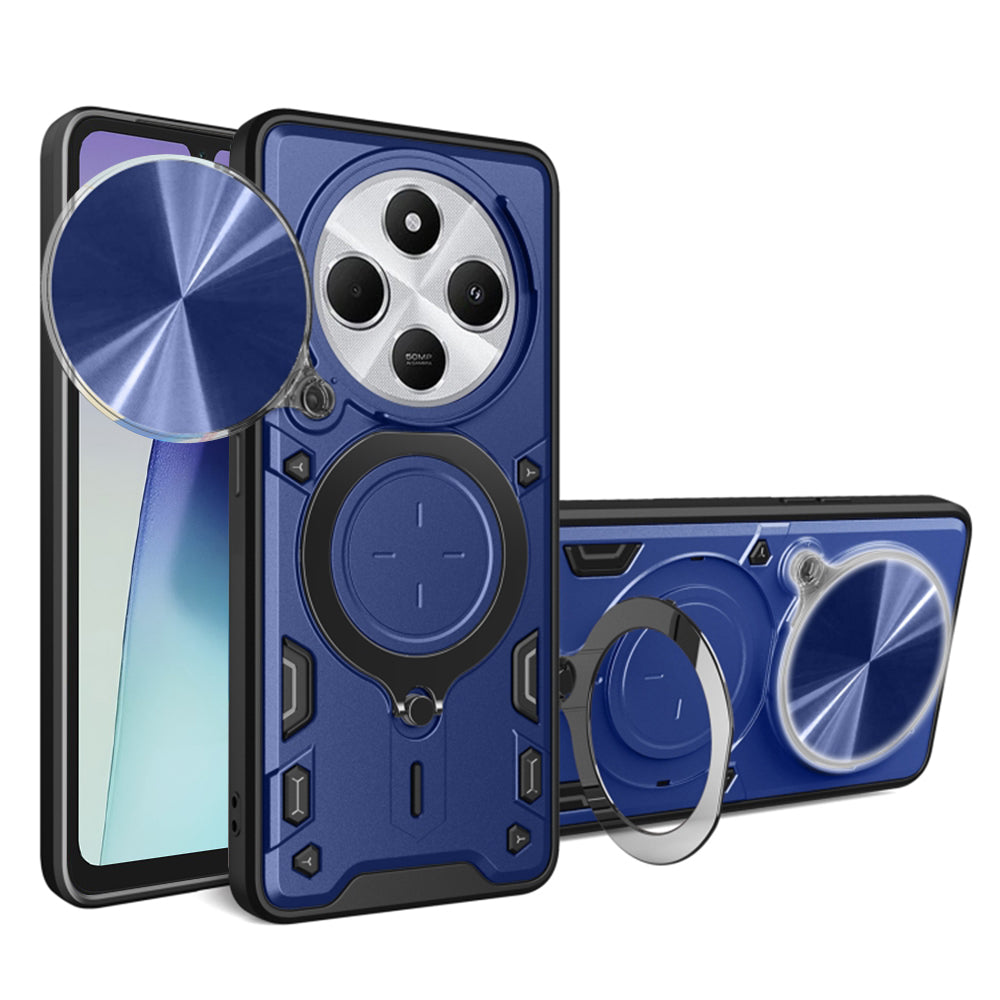 Custodia per Xiaomi Poco C75 / Redmi 14C, Techsuit, CamGuard Pro, Blu