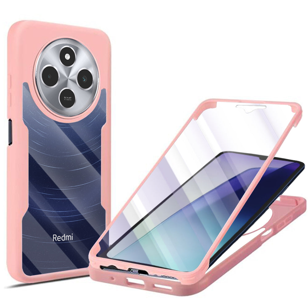 Custodia per Xiaomi Poco C75 / Redmi 14C, Techsuit, ColorVerse 360, Rosa