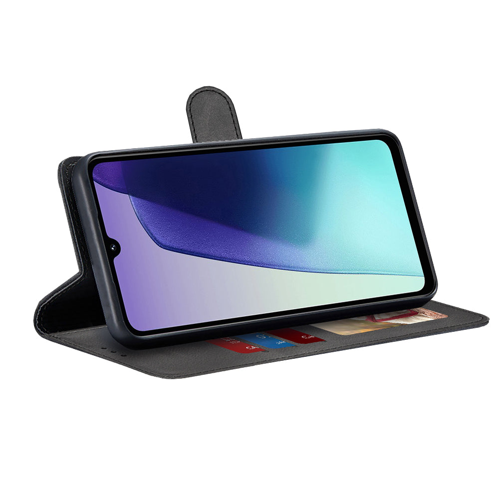 Custodia per Xiaomi Poco C75 / Redmi 14C, Techsuit, Diary Book, Nera