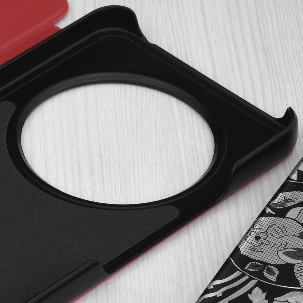 Custodia per Xiaomi Poco C75 / Redmi 14C, Techsuit, eFold, Rossa