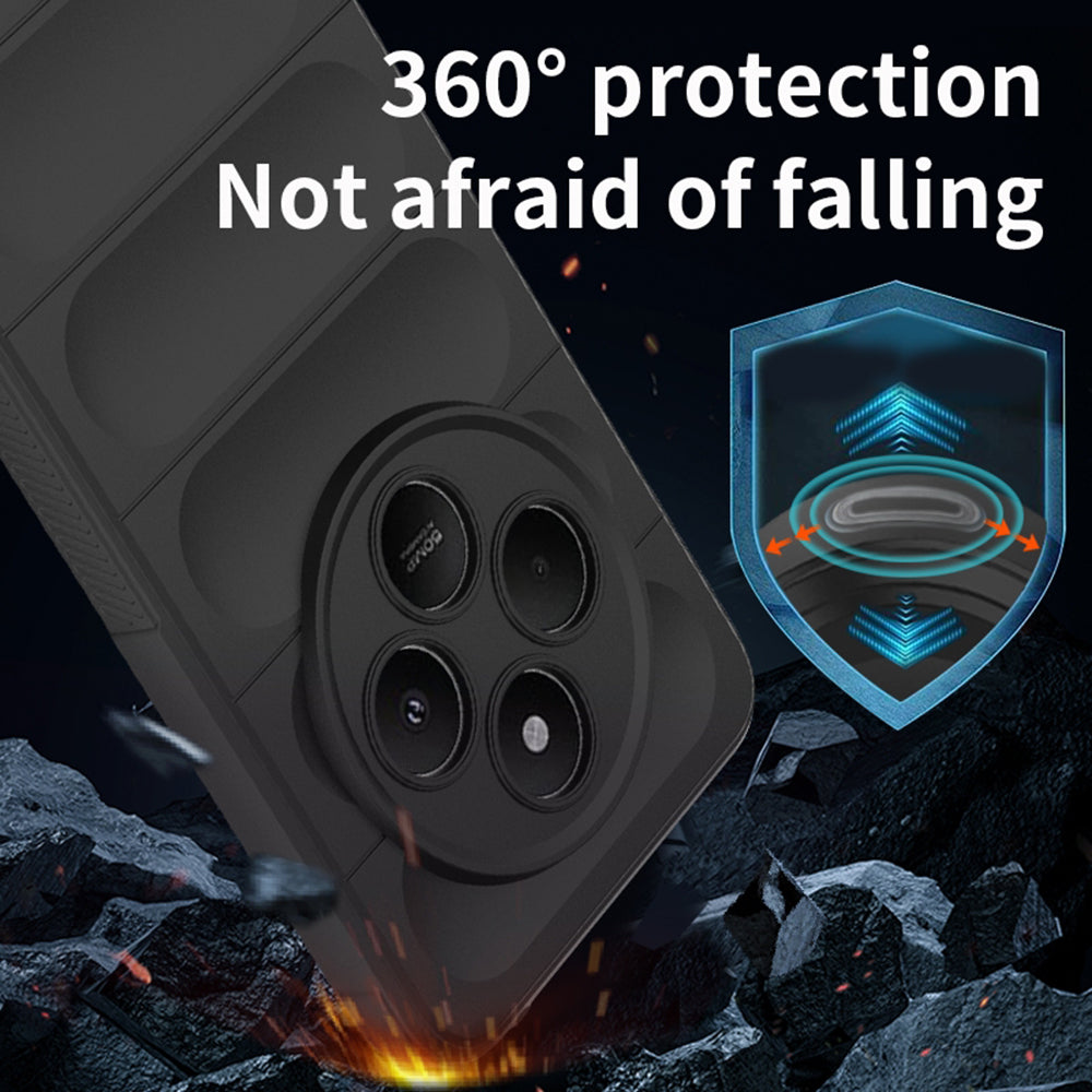 Custodia per Xiaomi Poco C75 / Redmi 14C, Techsuit, Magic Shield, Rossa