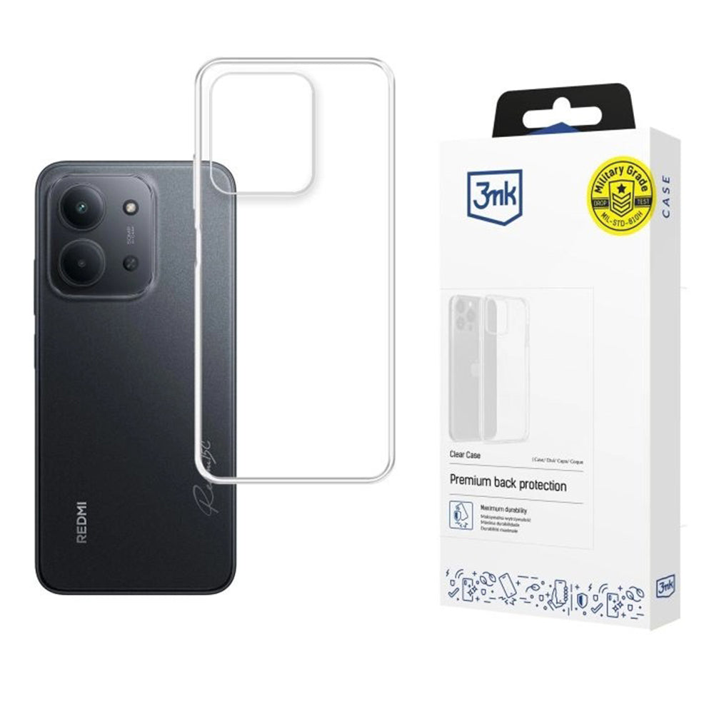 Custodia per Xiaomi Poco C85 4G / Redmi 15C 5G / 15C 4G, 3MK, Clear, Trasparente