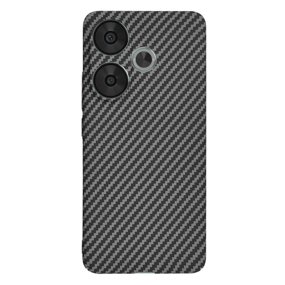 Custodia per Xiaomi Poco F6, Techsuit, Carbonite FiberShell, Nera