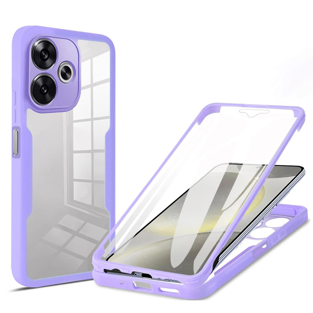 Custodia per Xiaomi Poco F6, Techsuit, ColorVerse 360, Viola