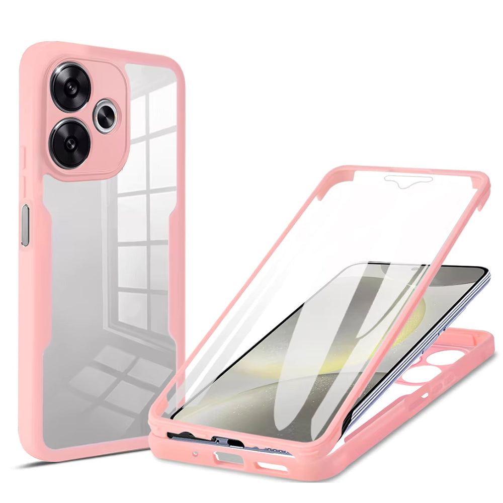 Custodia per Xiaomi Poco F6, Techsuit, ColorVerse 360, Rosa