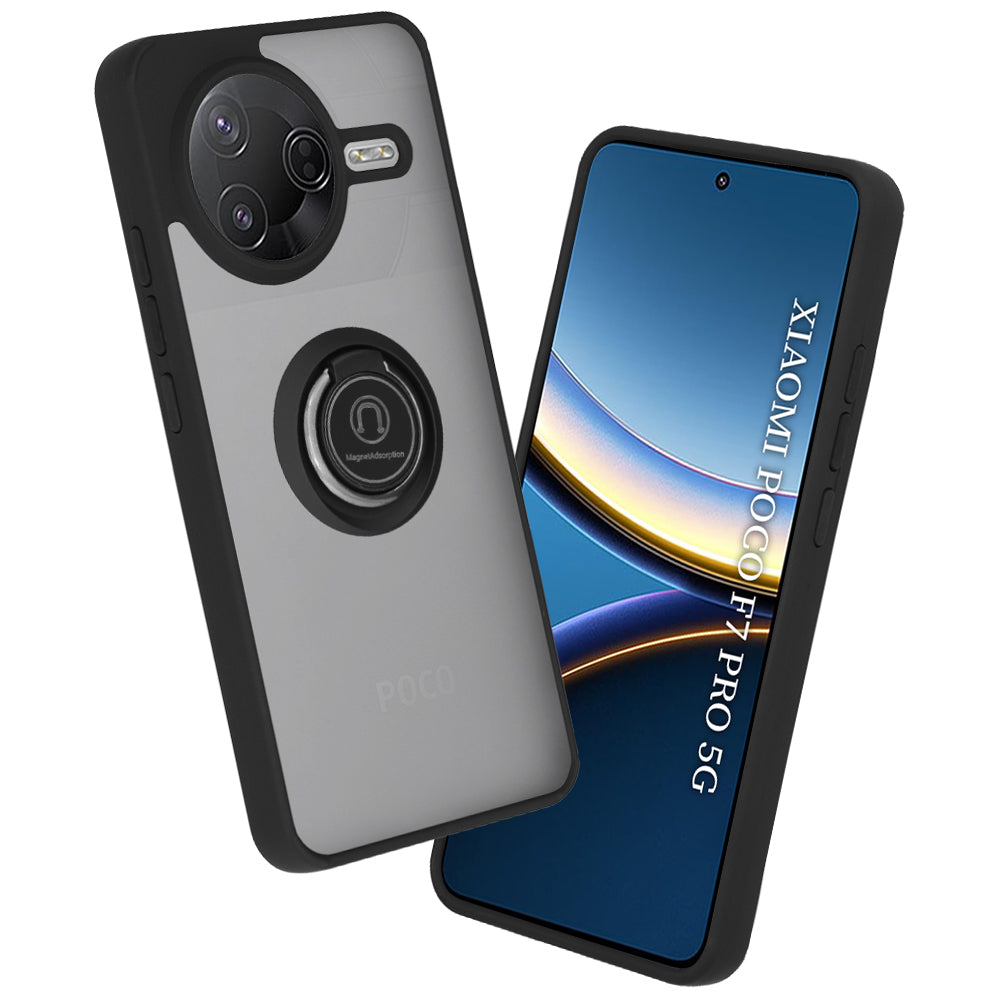 Custodia per Xiaomi Poco F7 Pro, Techsuit, Glinth, Nera