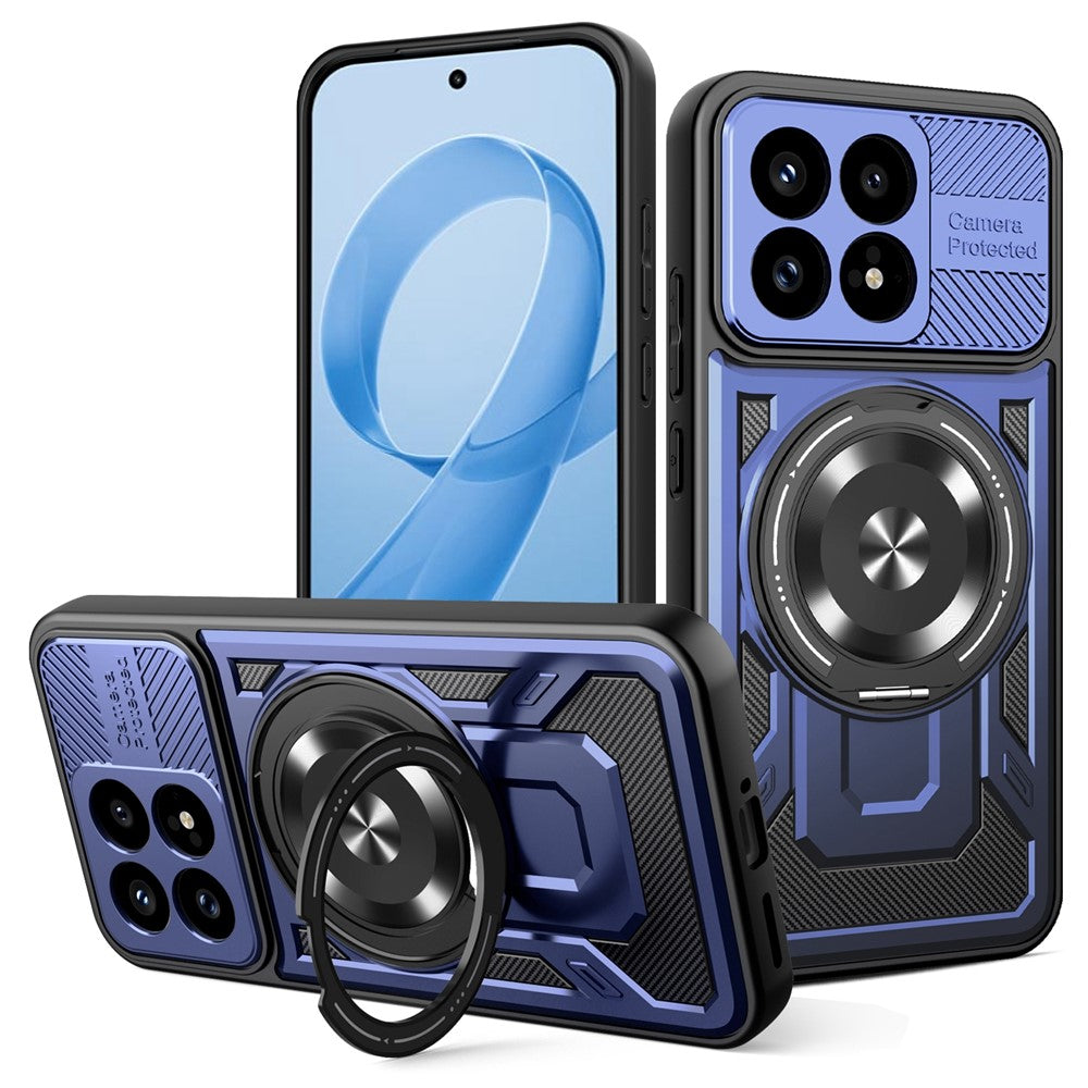 Custodia per Xiaomi Poco F8 Pro, Techsuit, RuggedCam, Blu