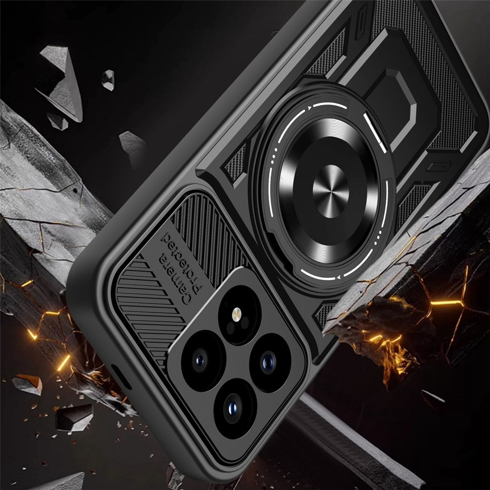 Custodia per Xiaomi Poco F8 Pro, Techsuit, RuggedCam, Blu