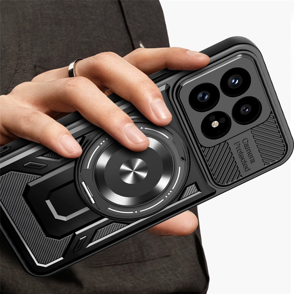 Custodia per Xiaomi Poco F8 Pro, Techsuit, RuggedCam, Nera