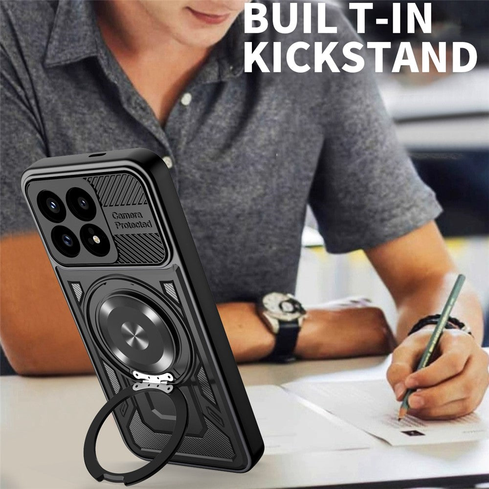Custodia per Xiaomi Poco F8 Pro, Techsuit, RuggedCam, Nera