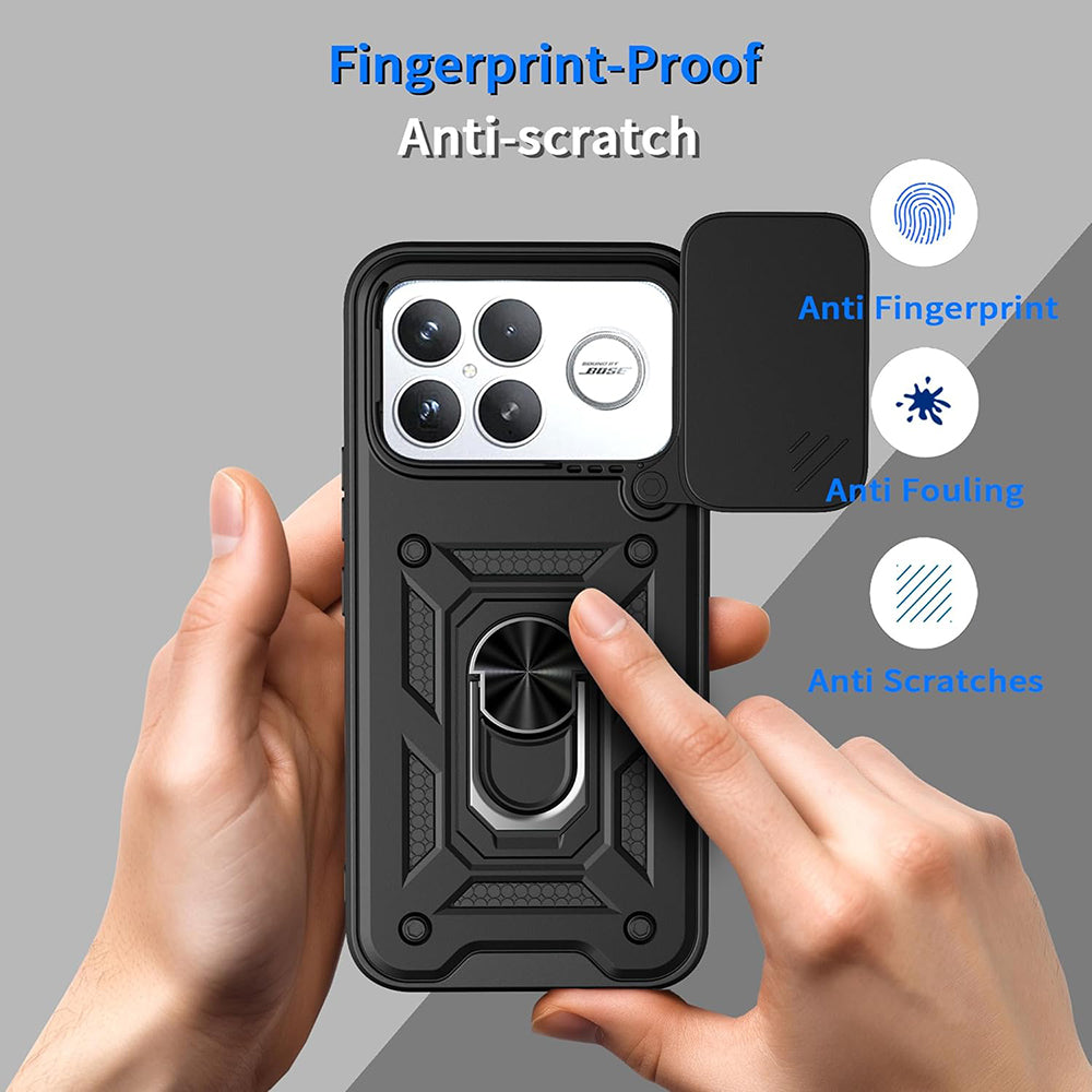 Custodia per Xiaomi Poco F8 Ultra, Techsuit, CamShield, Nera