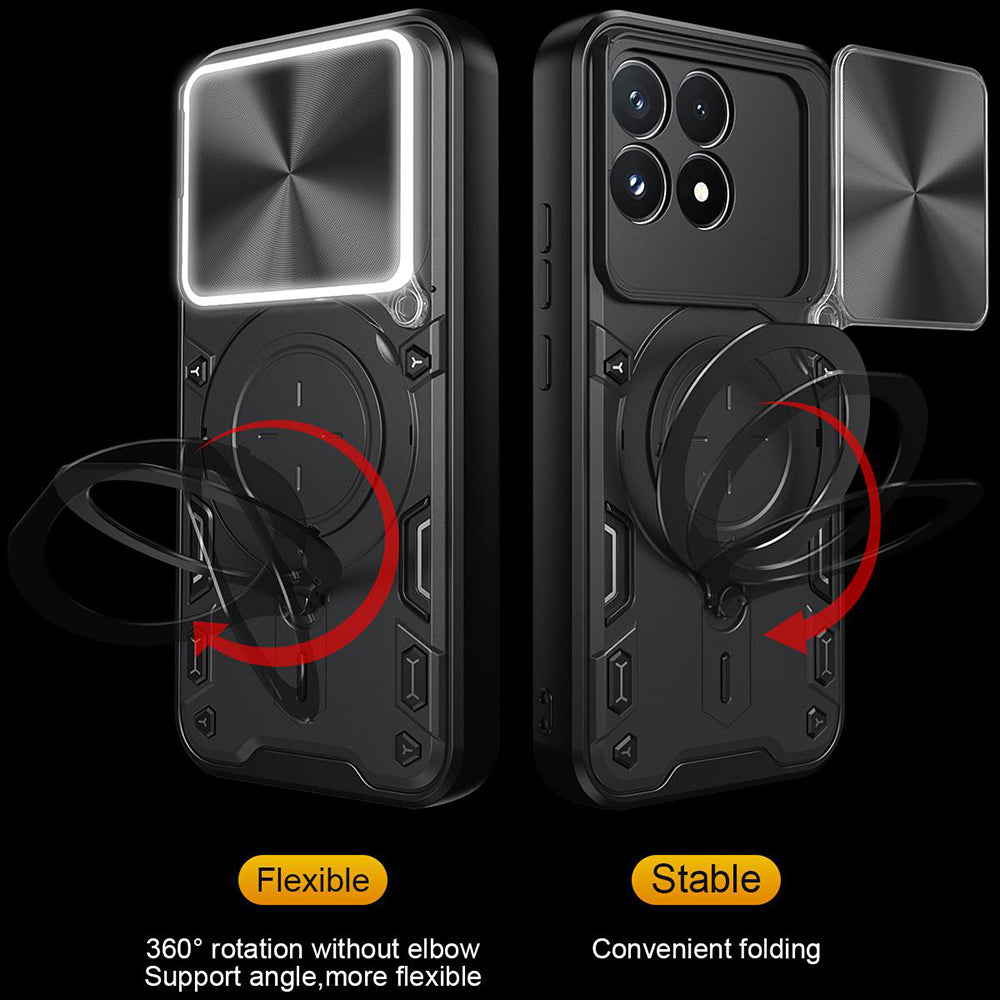 Custodia per Xiaomi Poco F9 Pro, Techsuit, CamGuard Pro, Blu