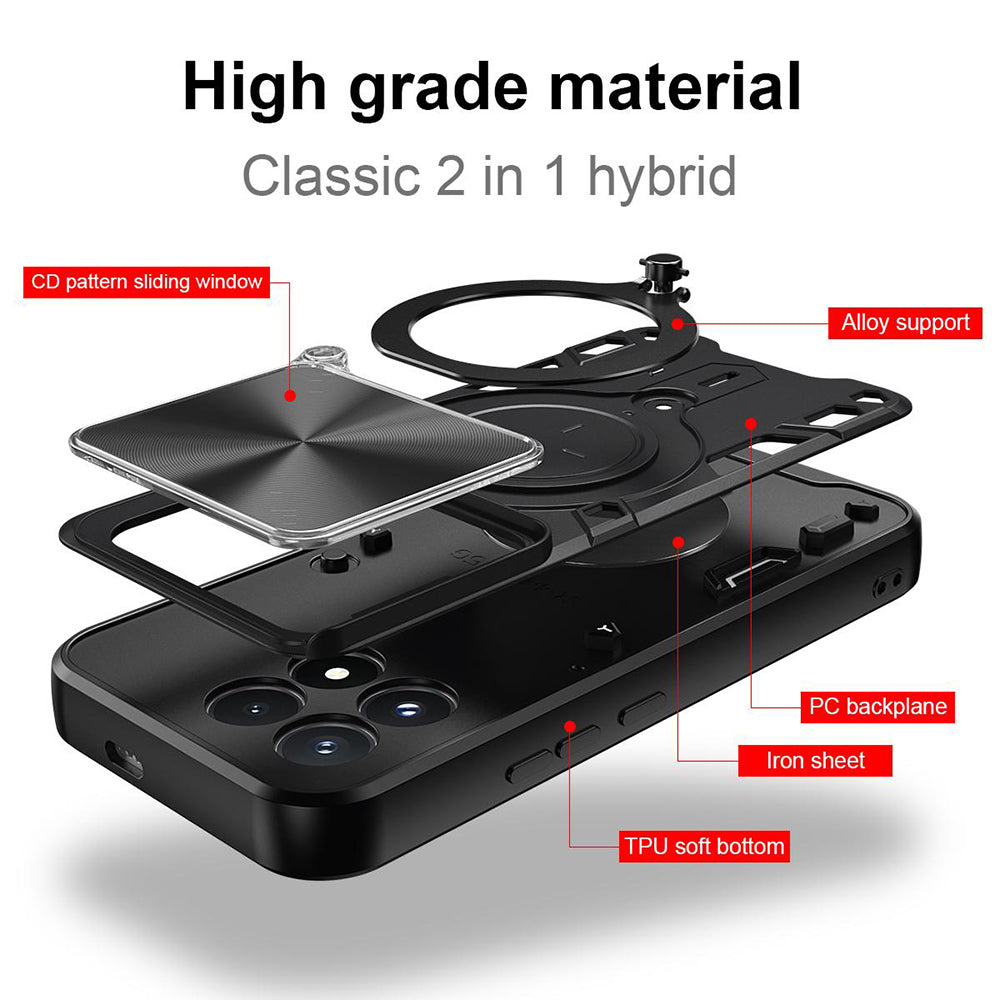 Custodia per Xiaomi Poco F9 Pro, Techsuit, CamGuard Pro, Blu