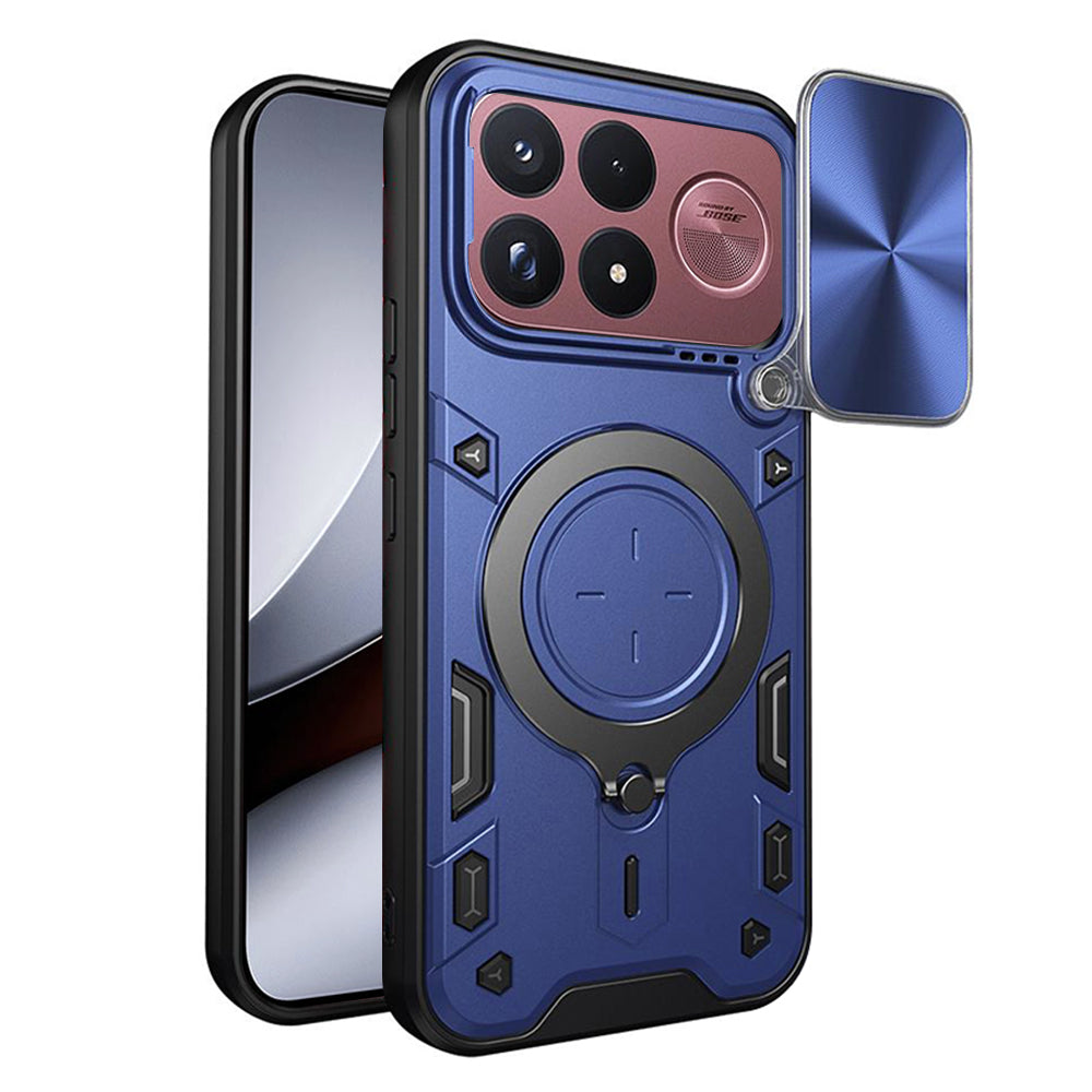 Cover per Xiaomi Poco F9 Ultra, Techsuit, CamGuard Pro, blu