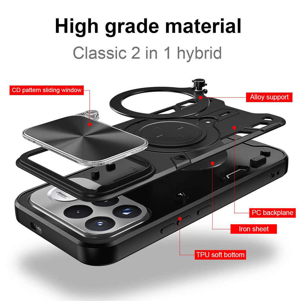Cover per Xiaomi Poco F9 Ultra, Techsuit, CamGuard Pro, blu