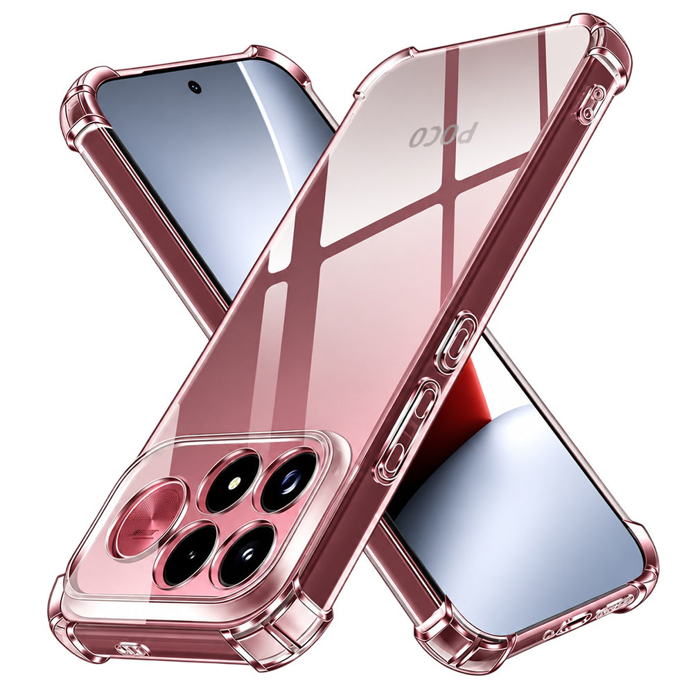Custodia per Xiaomi Poco F9 Ultra, Techsuit, Shockproof Clear, Trasparente
