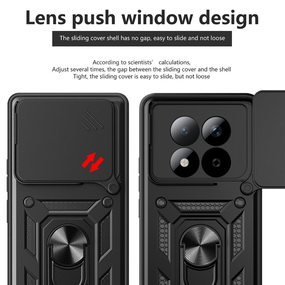 Custodia per Xiaomi Poco M8 Pro / Redmi Note 15 Pro+ 5G, Techsuit, CamShield, Blu