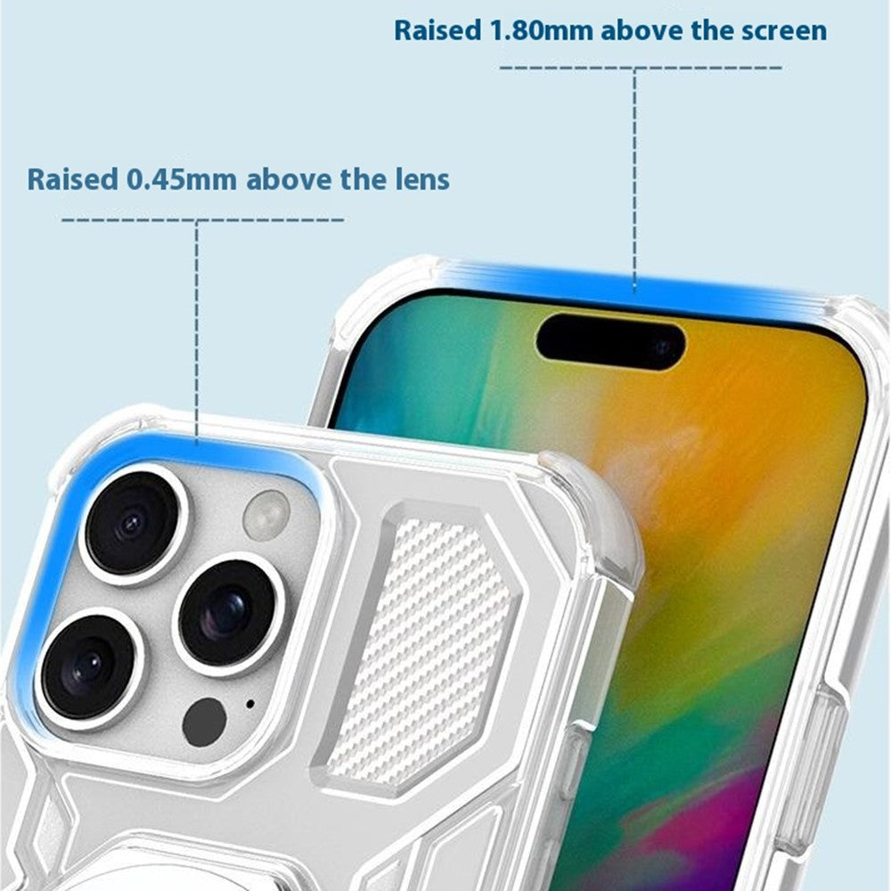 Custodia per Xiaomi Poco M8 Pro / Redmi Note 15 Pro+ 5G, Techsuit, Carbon Shield Pro, Fumé