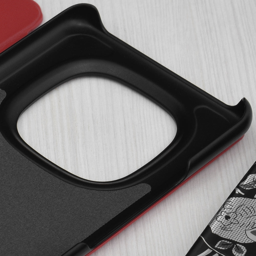 Custodia per Xiaomi Poco M8 Pro / Redmi Note 15 Pro+ 5G, Techsuit, eFold, Rossa