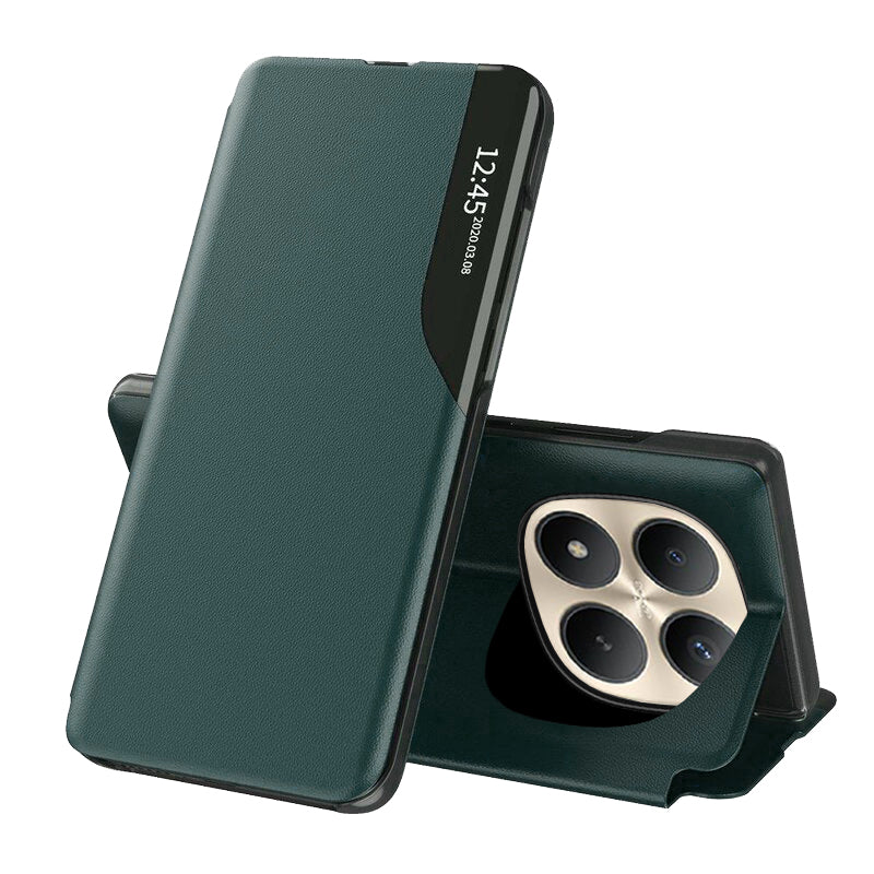Custodia per Xiaomi Poco M8 Pro / Redmi Note 15 Pro+ 5G, Techsuit, eFold, Verde Scuro