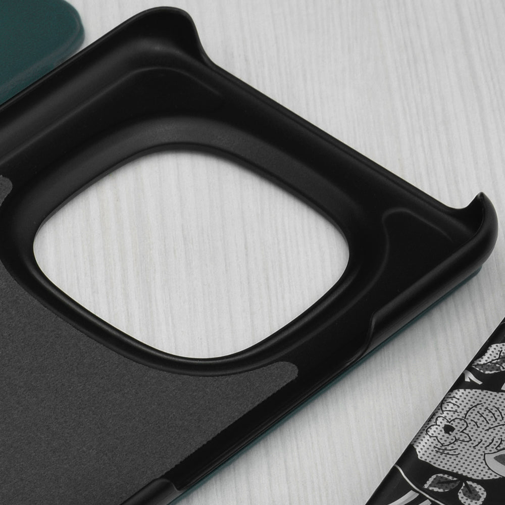 Custodia per Xiaomi Poco M8 Pro / Redmi Note 15 Pro+ 5G, Techsuit, eFold, Verde Scuro