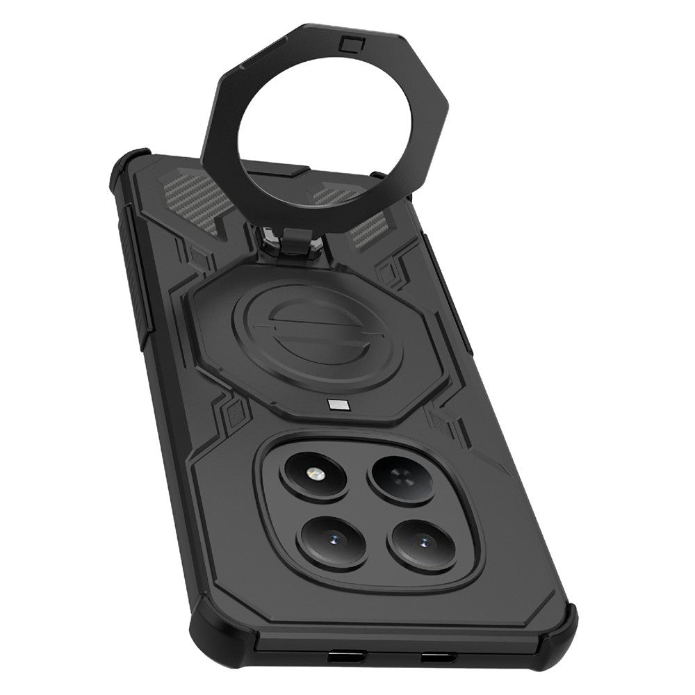 Custodia per Xiaomi Poco M8 / Redmi Note 15 5G, Techsuit, Carbon Shield Pro, Bianca