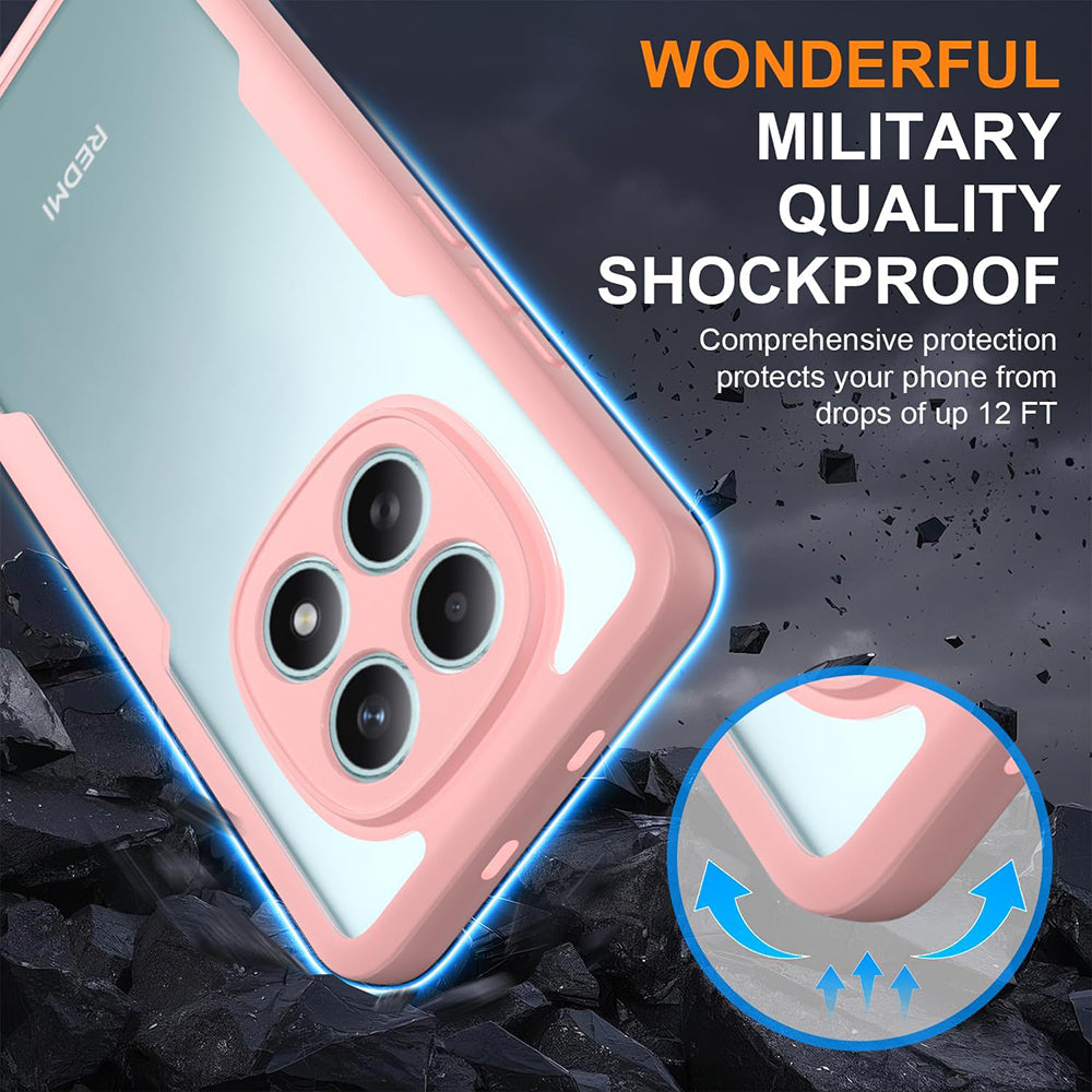 Custodia per Xiaomi Poco M8 / Redmi Note 15 5G, Techsuit, ColorVerse 360, Rosa